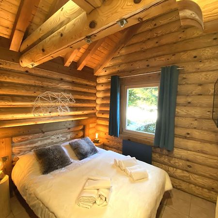 L'Oursblanc Chalet En Rondins La Bresse Bagian luar foto
