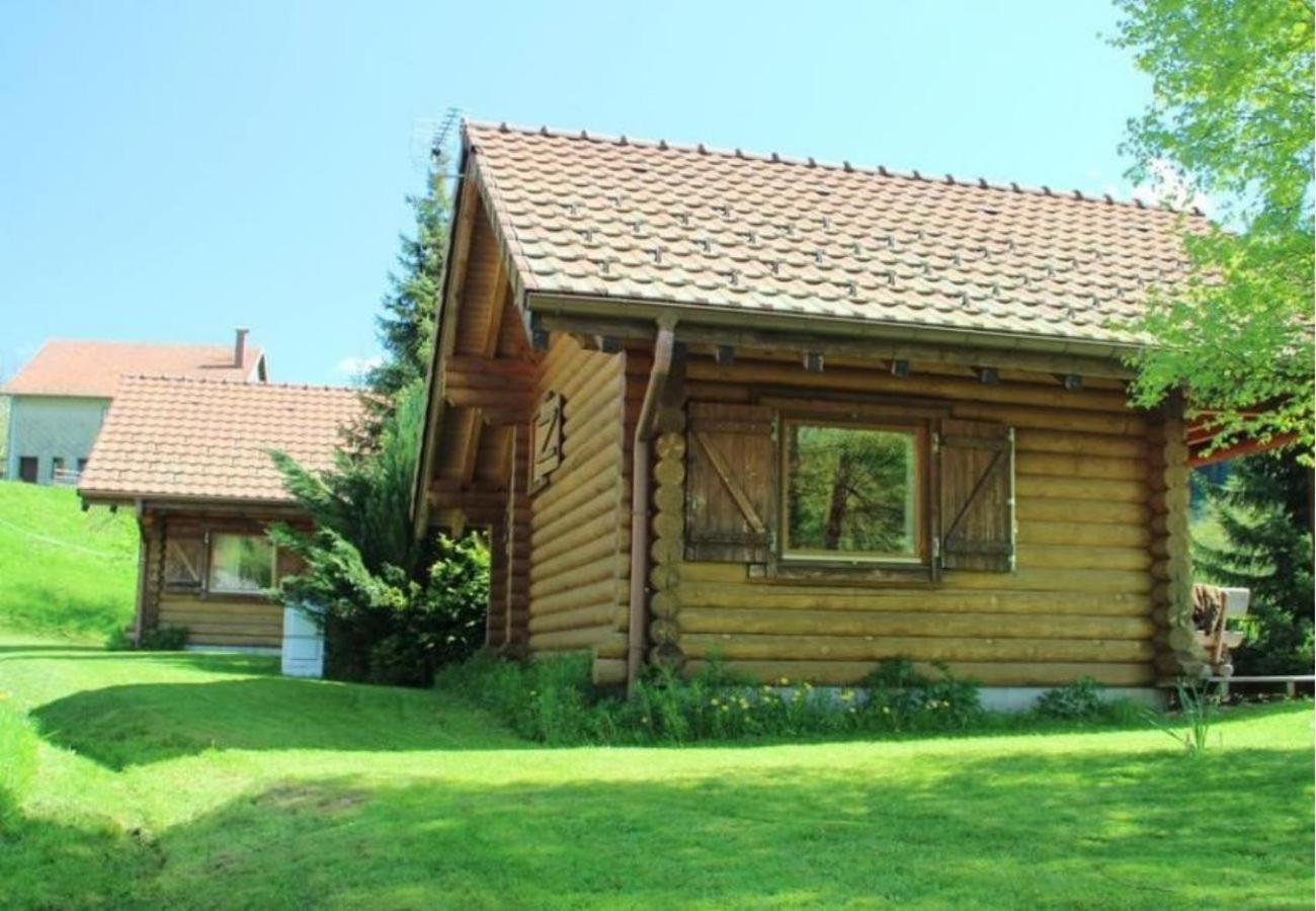 L'Oursblanc Chalet En Rondins La Bresse Bagian luar foto