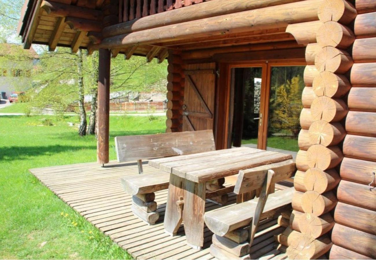 L'Oursblanc Chalet En Rondins La Bresse Bagian luar foto
