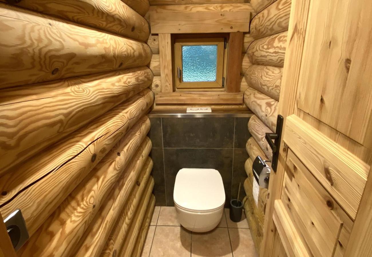 L'Oursblanc Chalet En Rondins La Bresse Bagian luar foto