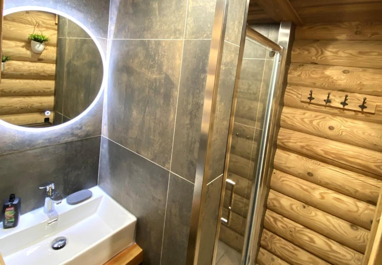 L'Oursblanc Chalet En Rondins La Bresse Bagian luar foto