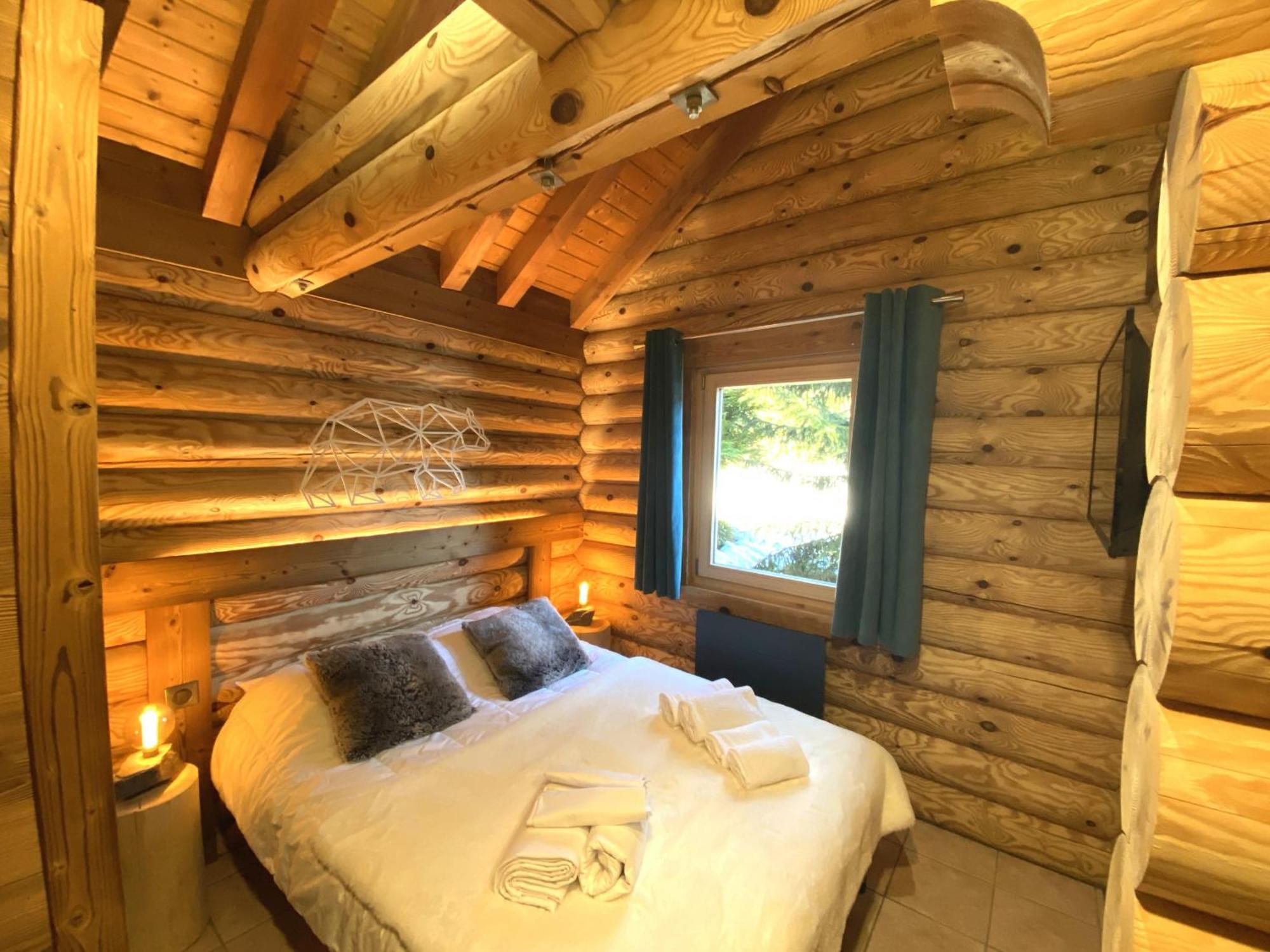 L'Oursblanc Chalet En Rondins La Bresse Bagian luar foto