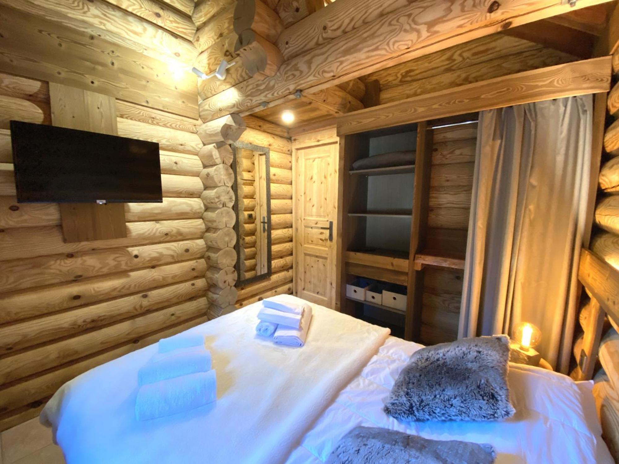 L'Oursblanc Chalet En Rondins La Bresse Bagian luar foto